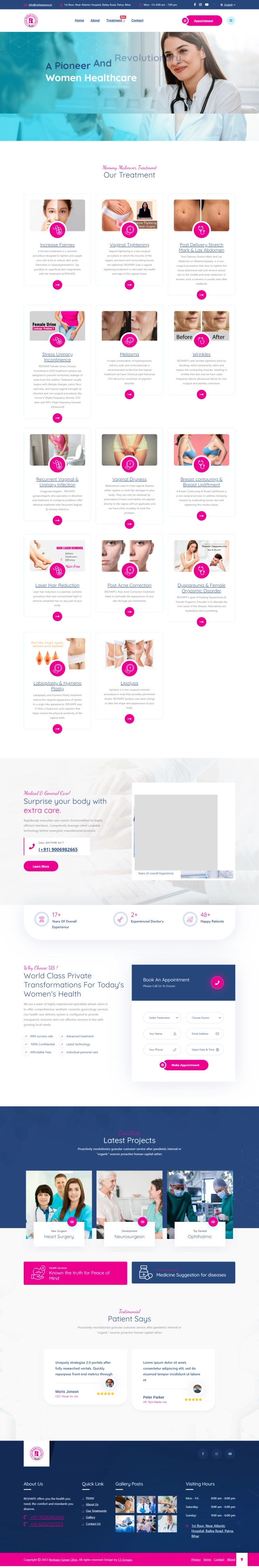 ReshapeYou — website by CS Groups