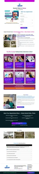 Sinha Dental — website by CS Groups